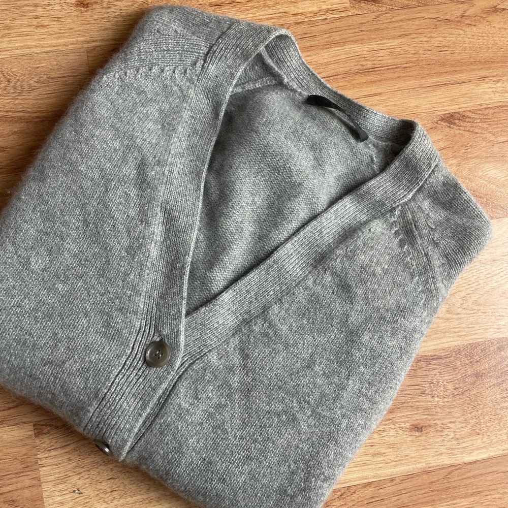 Jenni Kayne Sanford Gray Cardigan Sweater